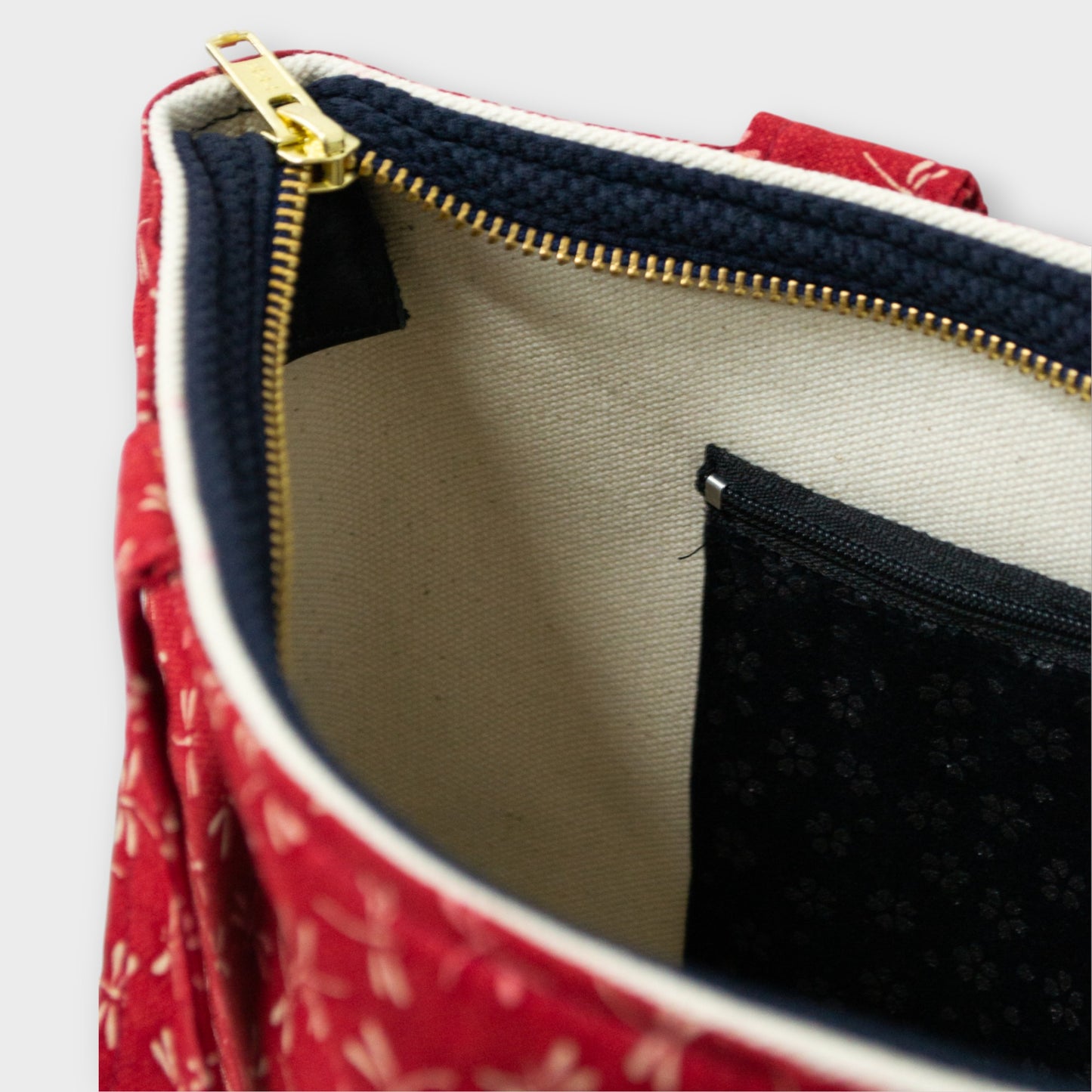 Handmade Tote Bag - Tonbo Red