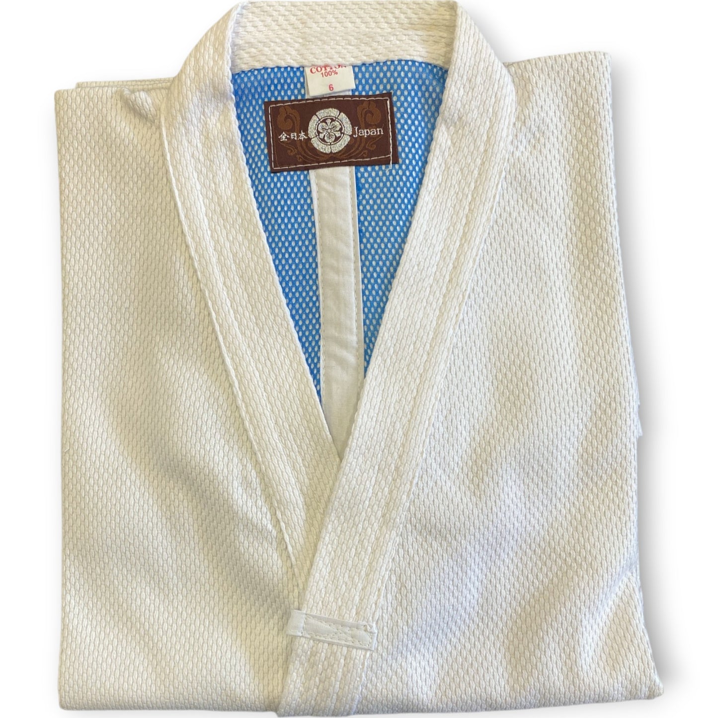 OUTLET KENDOGI-SAMURAI WHITE SIZE 6 WITH MESH FABRIC INSIDE S01