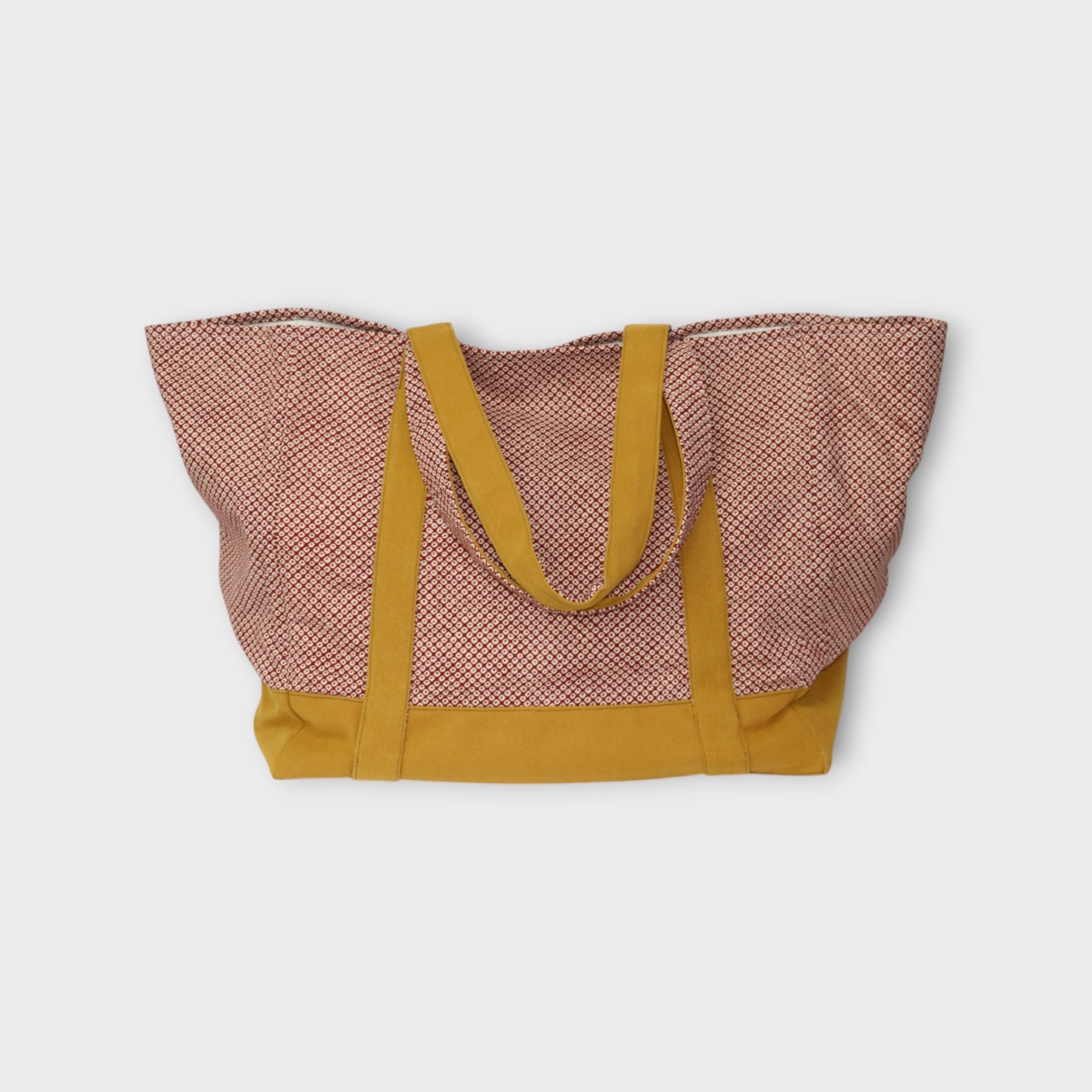 OUTLET WAGARA TOTE BOGU BAG - KANOKO RED