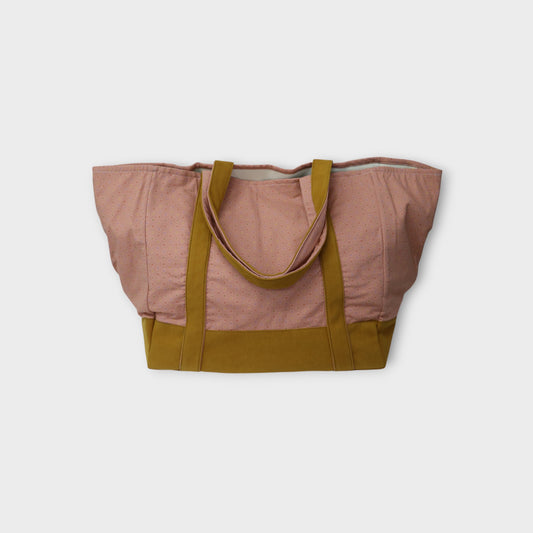 OUTLET  WAGARA TOTE BOGU BAG - ASANOHA PINK