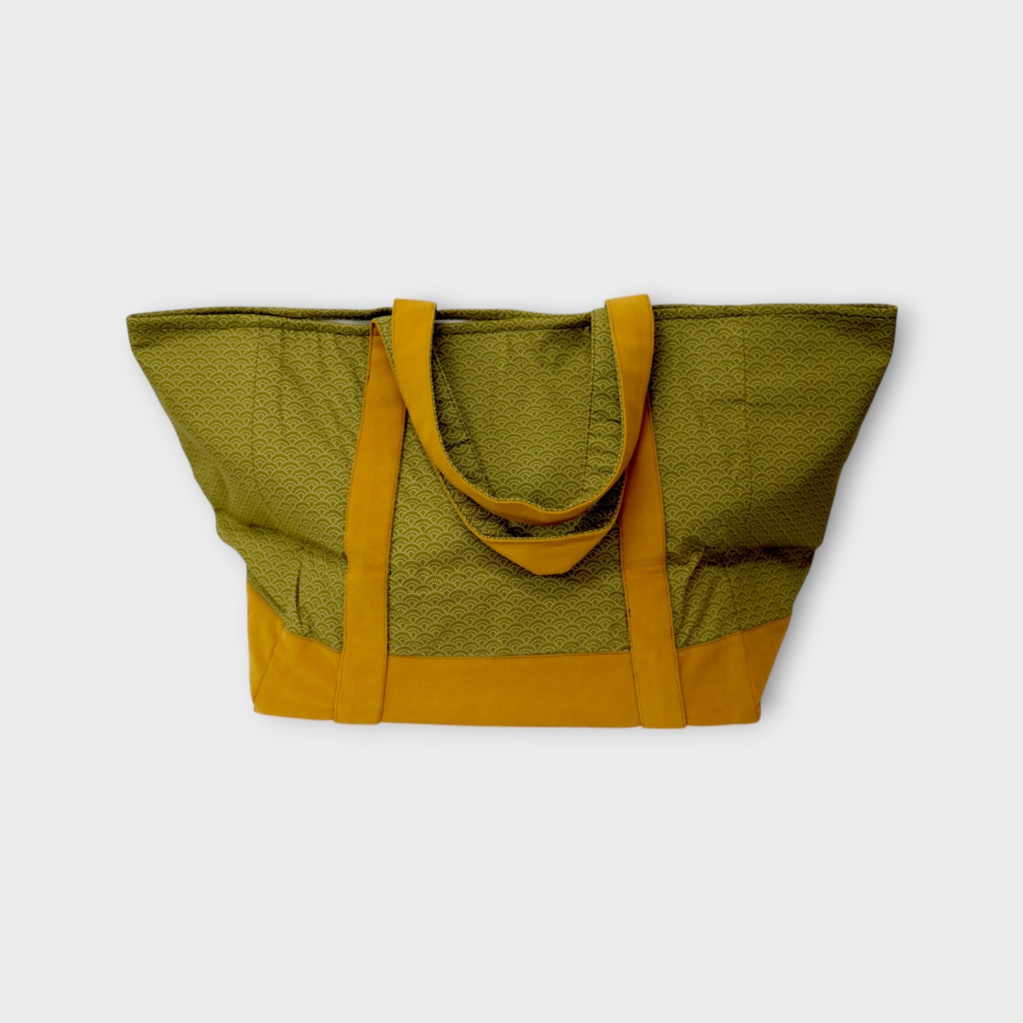 OUTLET WAGARA TOTE BOGU BAG - SEIKAINAMI UGUISU
