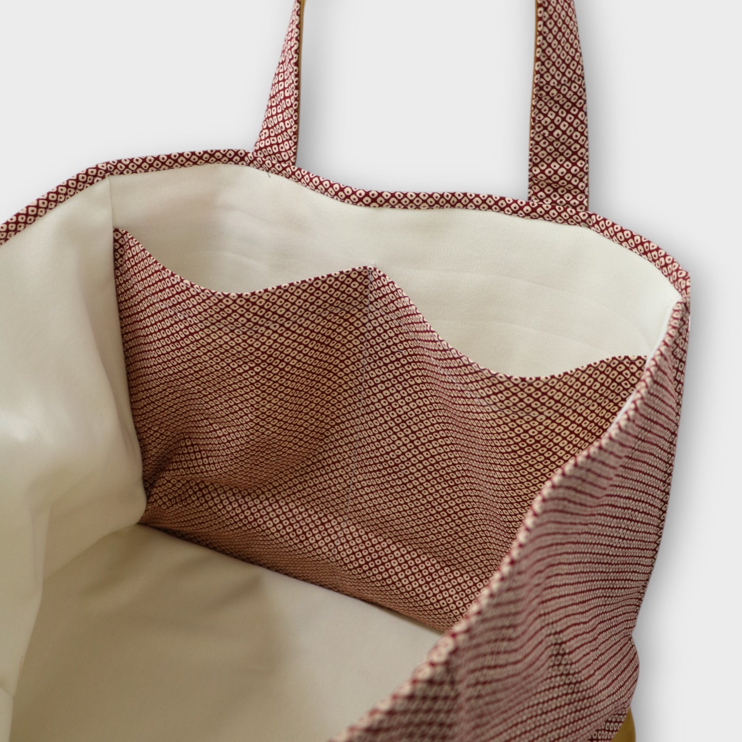 OUTLET WAGARA TOTE BOGU BAG - KANOKO RED
