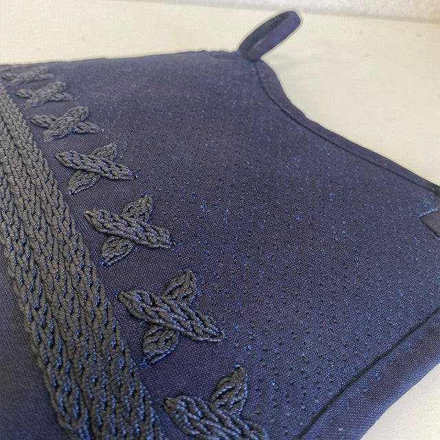 AIZOME COTTON BATSU KAZARI MUNE - DO