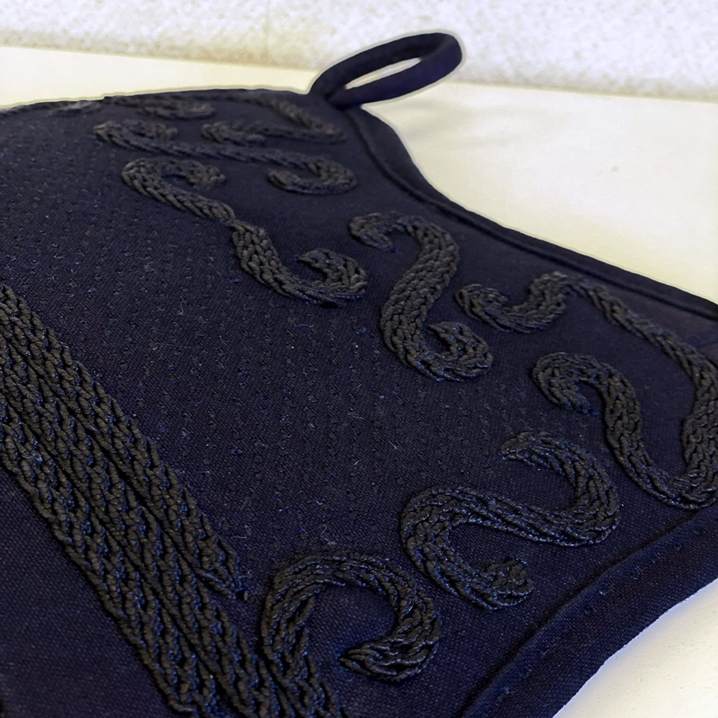 AIZOME COTTON KANTO KAZARI MUNE - DO