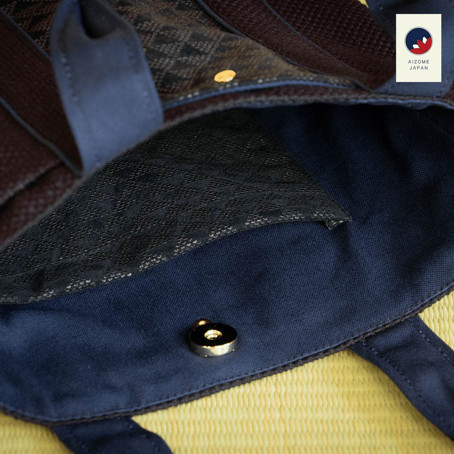 Aizome Japan - Genuine Aizome-Dyed Multi-functional Tote Bag - made in Japan