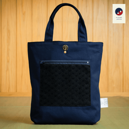 Aizome Japan - Genuine Aizome-Dyed Multi-functional Tote Bag - made in Japan