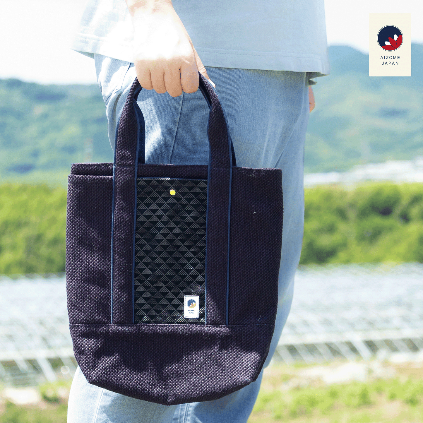 Aizome Japan - Genuine Aizome-Dyed Multi-functional Tote Bag - made in Japan