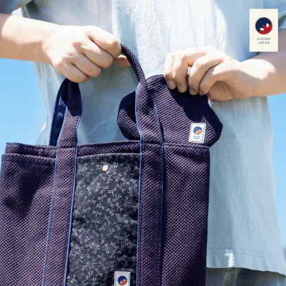 Aizome Japan - Genuine Aizome-Dyed Multi-functional Tote Bag - made in Japan