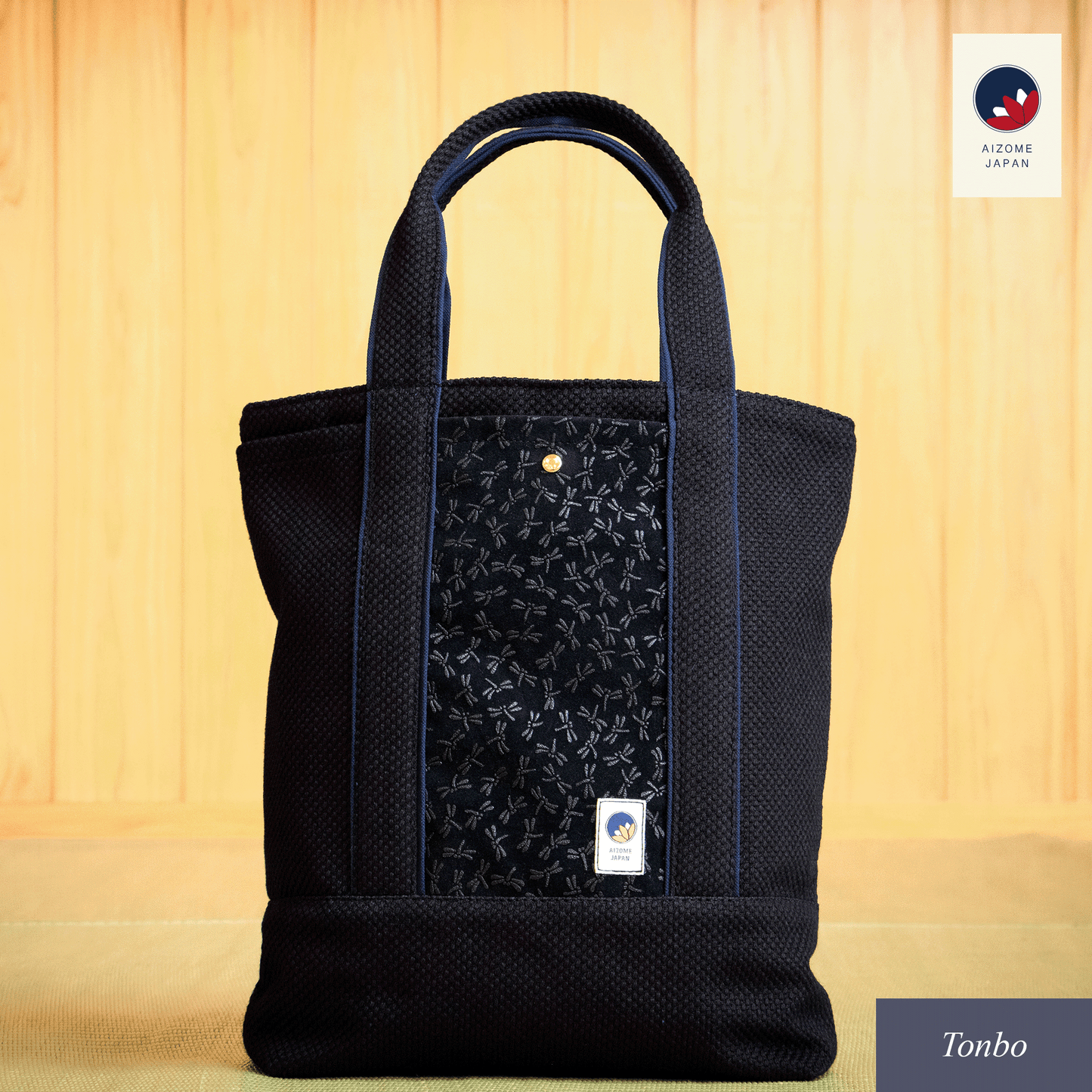 Aizome Japan - Genuine Aizome-Dyed Multi-functional Tote Bag - made in Japan