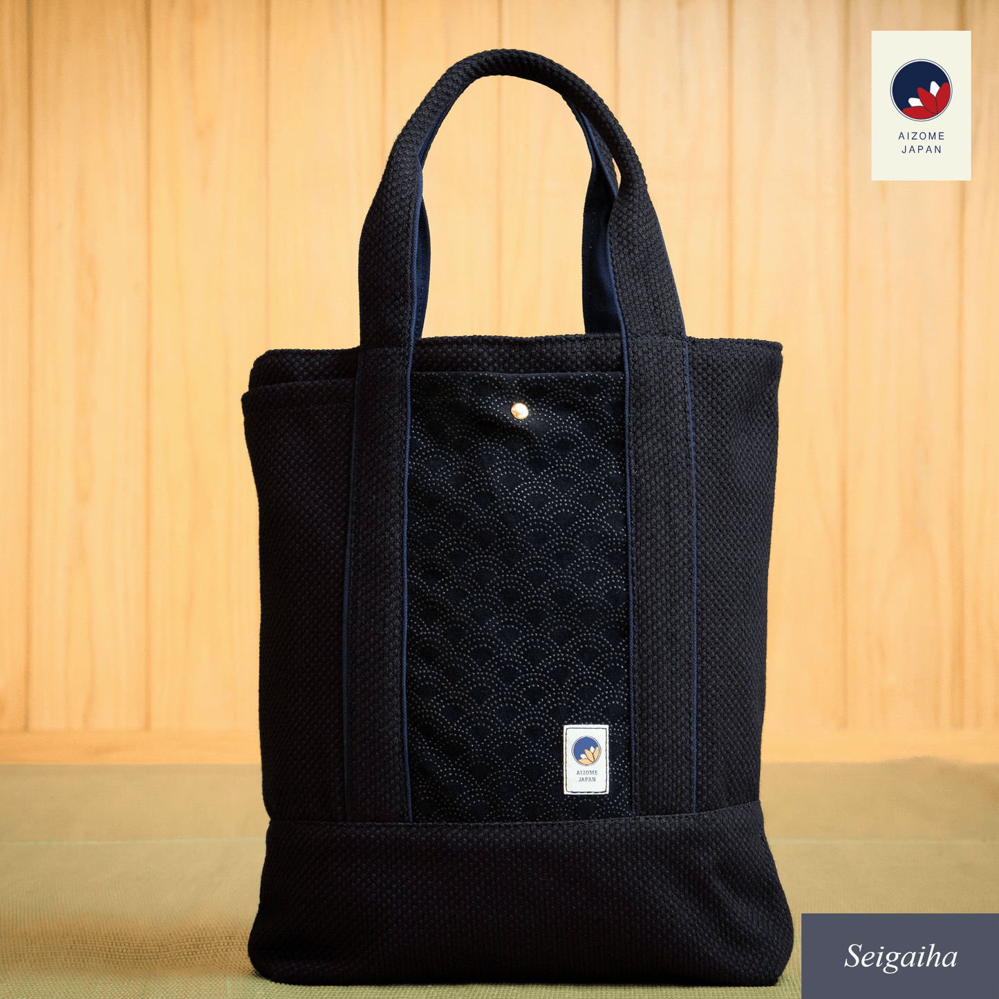 Aizome Japan - Genuine Aizome-Dyed Multi-functional Tote Bag - made in Japan