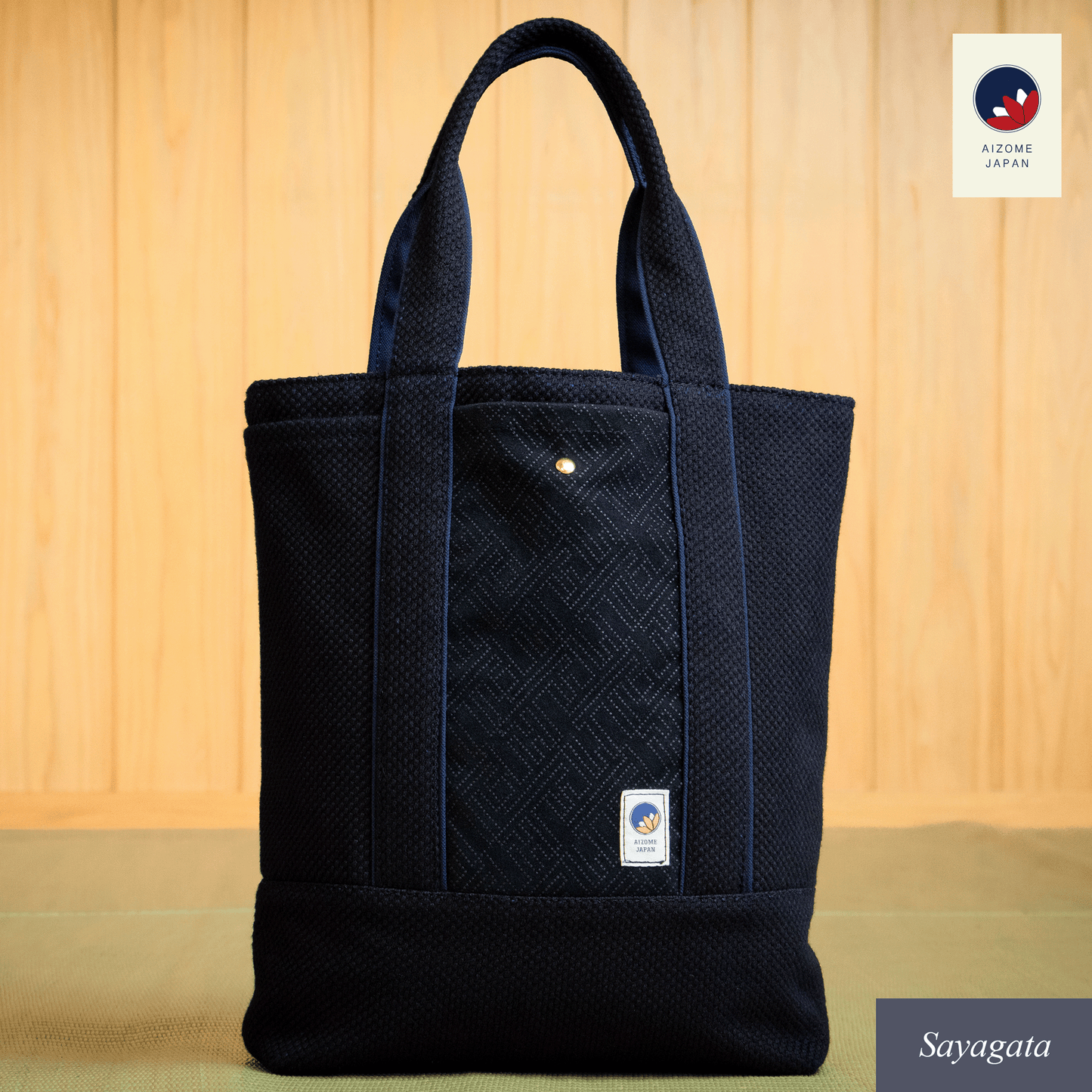 Aizome Japan - Genuine Aizome-Dyed Multi-functional Tote Bag - made in Japan