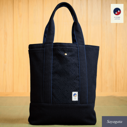 Aizome Japan - Genuine Aizome-Dyed Multi-functional Tote Bag - made in Japan