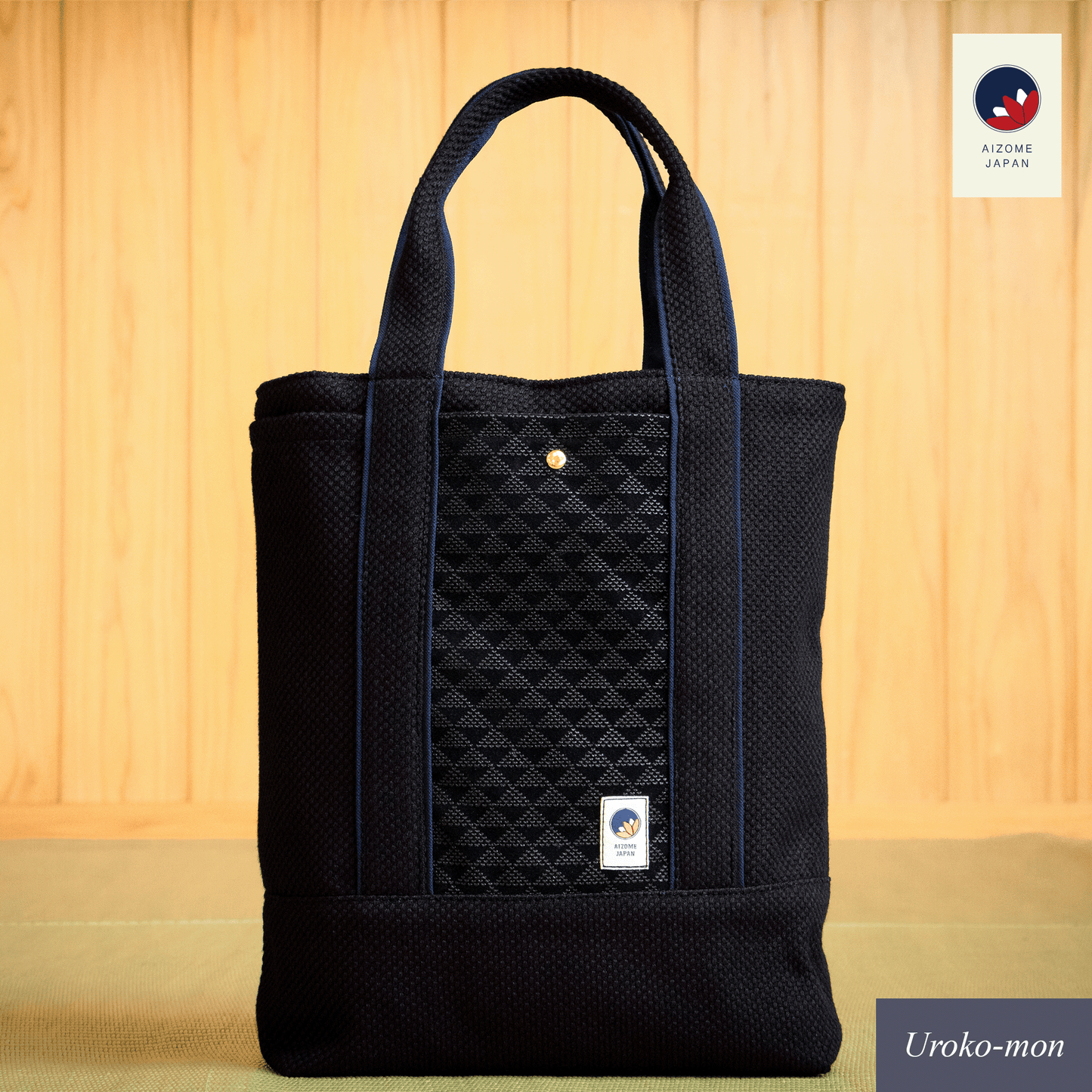Aizome Japan - Genuine Aizome-Dyed Multi-functional Tote Bag - made in Japan
