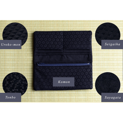 Aizome Japan - Aizome-dyed long wallet - made in Japan