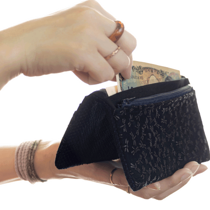 Aizome Japan - Aizome-dyed long wallet - made in Japan
