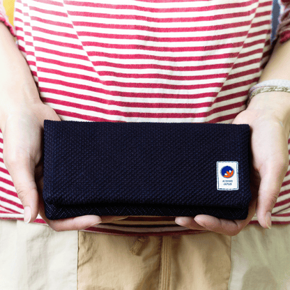 Aizome Japan - Aizome-dyed long wallet - made in Japan