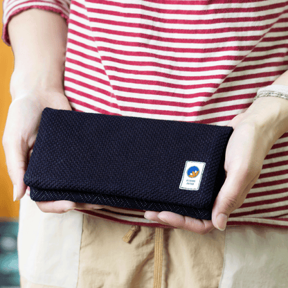 Aizome Japan - Aizome-dyed long wallet - made in Japan