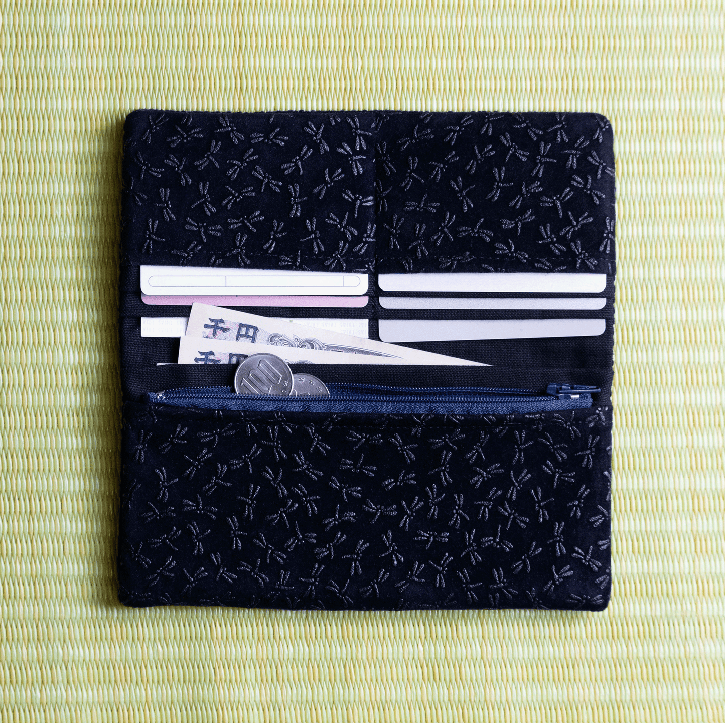 Aizome Japan - Aizome-dyed long wallet - made in Japan