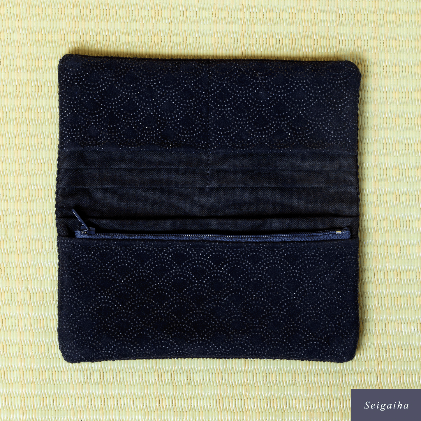 Aizome Japan - Aizome-dyed long wallet - made in Japan