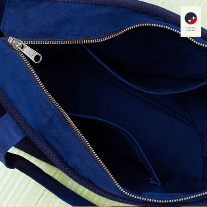 Aizome Japan - Aizome-dyed square Totebag - made in Japan