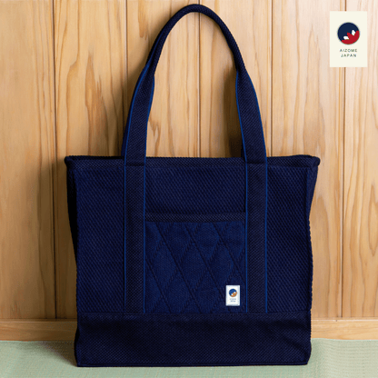 Aizome Japan - Aizome-dyed square Totebag - made in Japan