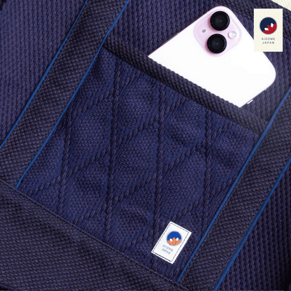 Aizome Japan - Aizome-dyed square Totebag - made in Japan