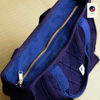 Aizome Japan - Aizome-dyed square Totebag - made in Japan