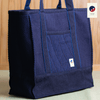Aizome Japan - Aizome-dyed square Totebag - made in Japan
