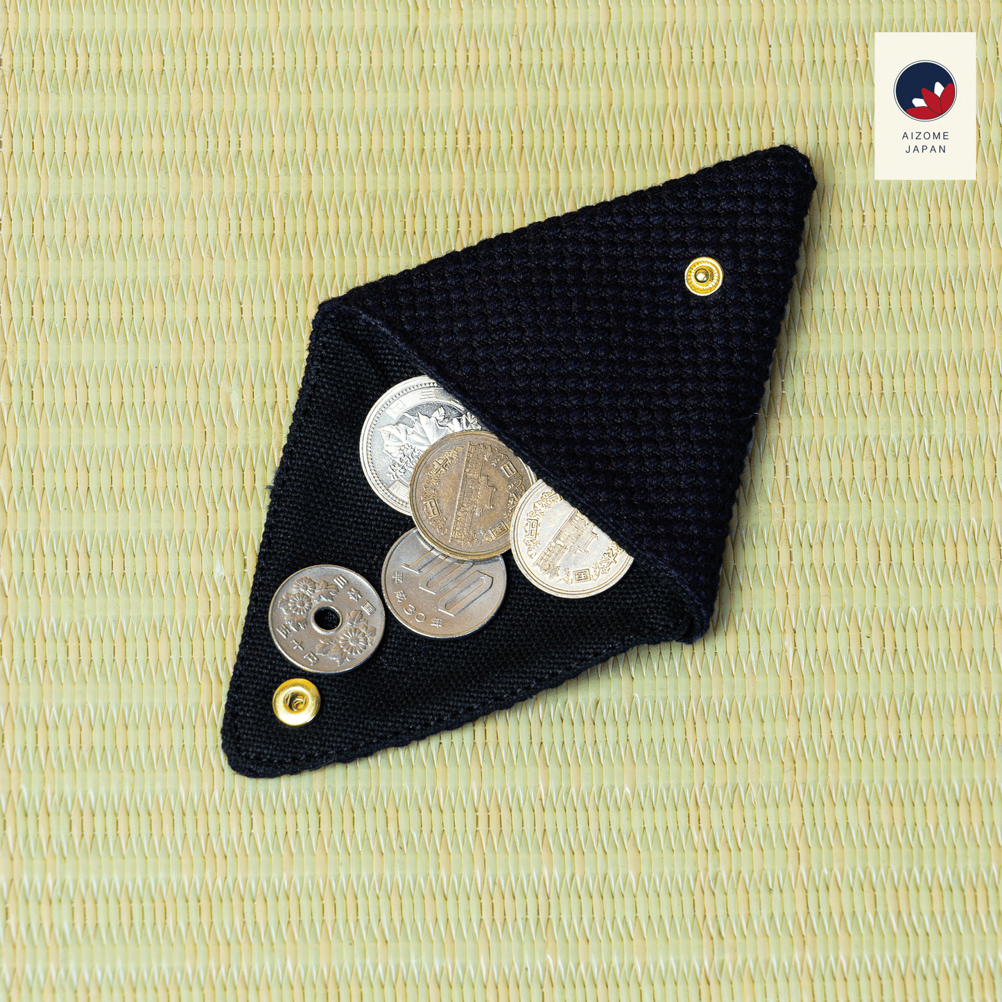 Aizome Japan - Aizome-Dyed coin case - Made in Japan