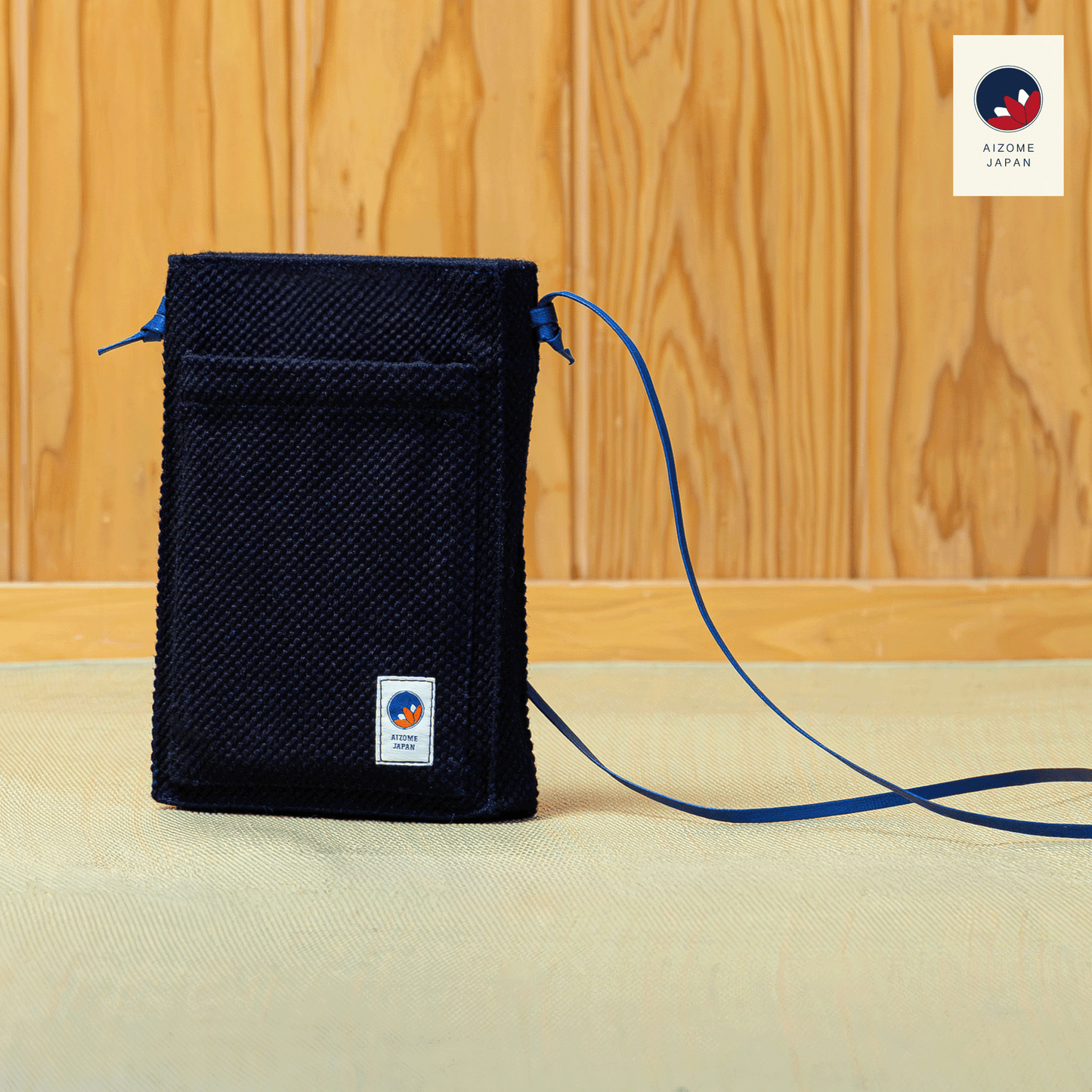 Aizome Japan - Aizome-Dyed Phone Pouch Bag - Made in Japan