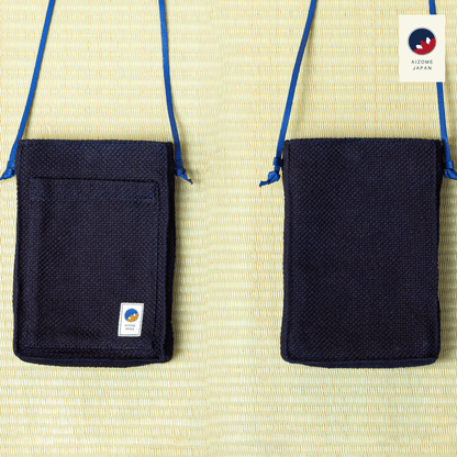 Aizome Japan - Aizome-Dyed Phone Pouch Bag - Made in Japan