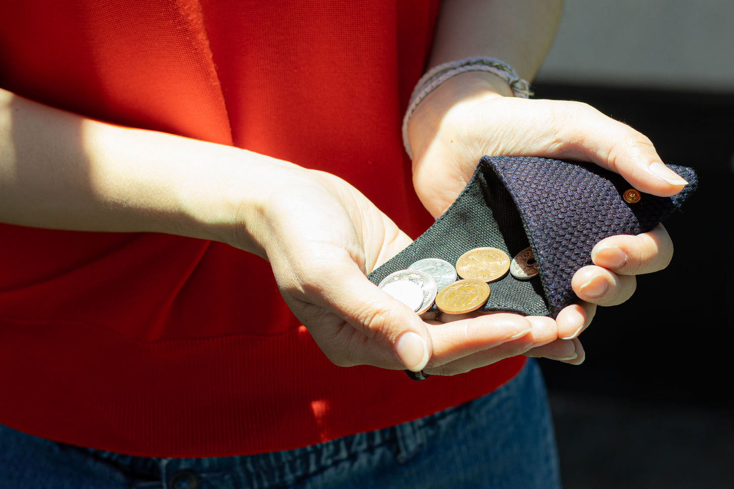 Aizome Japan - Aizome-Dyed coin case - Made in Japan