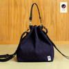 Aizome Japan - Aizome-dyed 3-Way Drawstring Bag - Made in Japan