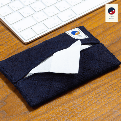 Aizome Japan - Aizome-Dyed Tissue Case - Made in Japa