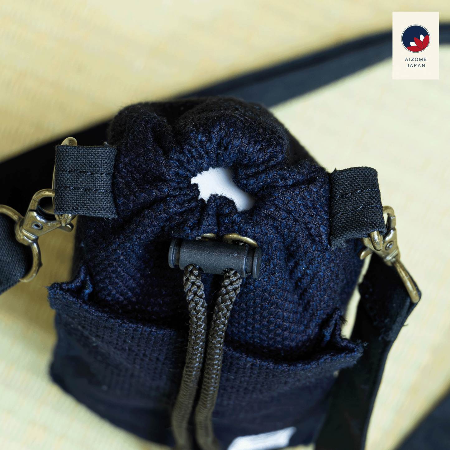 Aizome Japan - Genuine Aizome-Dyed Bottle Carrier - Everyday Elegance for Summer Adventures - Made in Japan