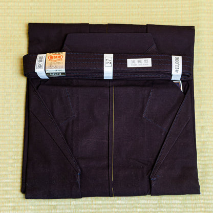 OUTLET - HAKAMA ZEN GIHOSAKU JISSENGATA #11000 - Size 27 - ZEN-JI-27