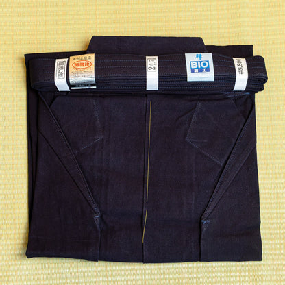 OUTLET - HAKAMA ZEN GIHOSAKU BIO-BLUE #8800 - Size 24.5 - ZEN-B-245