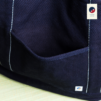 AIZOME JAPAN Aizome-Dyed Tote-Style Bogu Bag