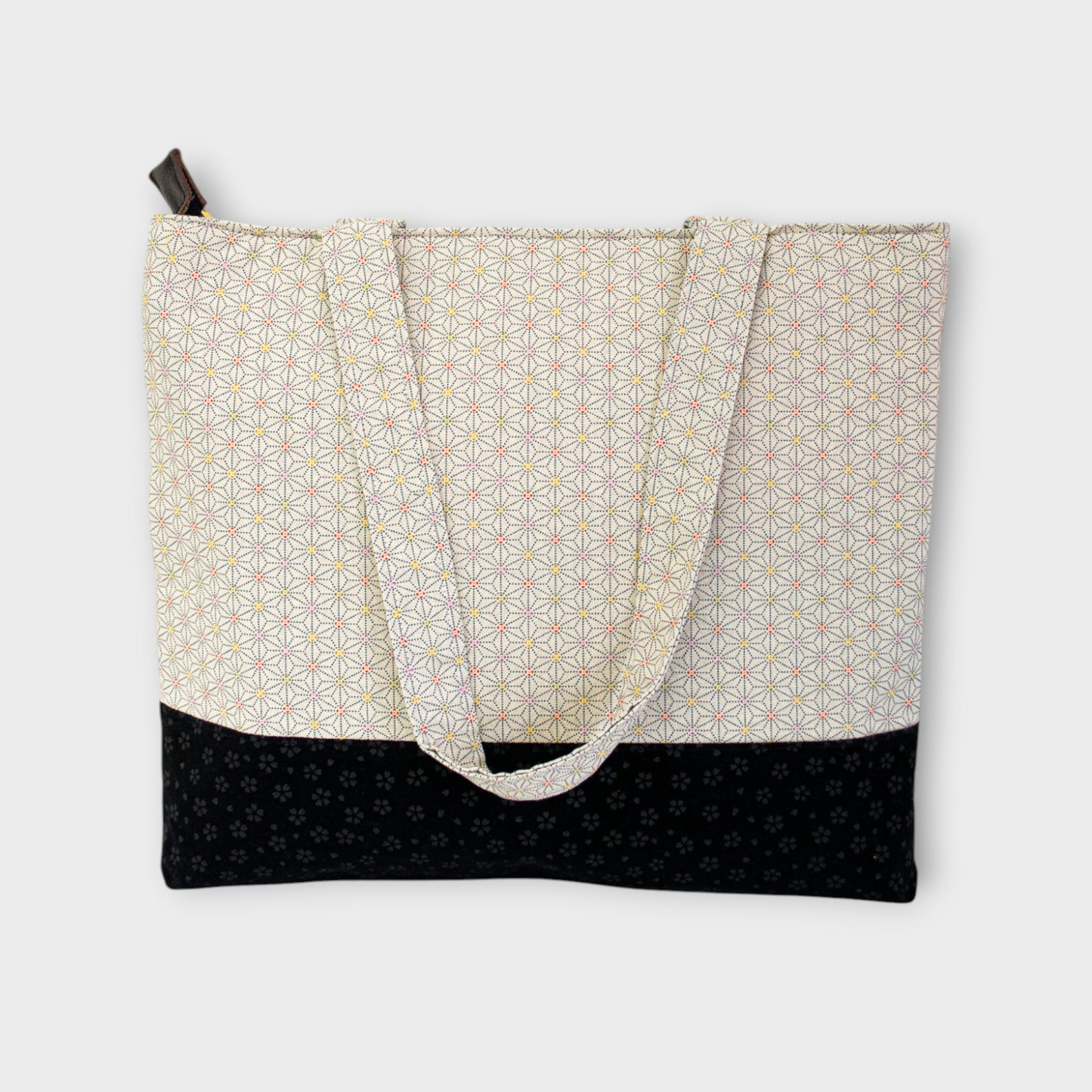 Handmade Tote Bag - Asanoha White