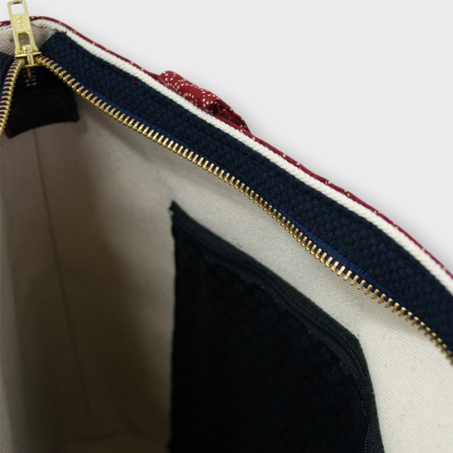 Handmade Tote Bag - Seikainami Red