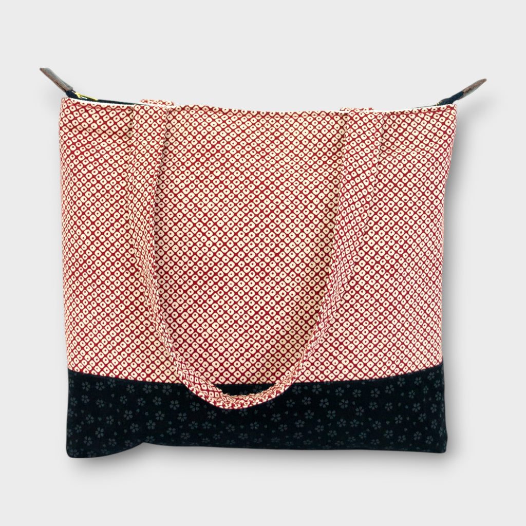 Handmade Tote Bag - Kanoko Red