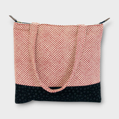 Handmade Tote Bag - Kanoko Red