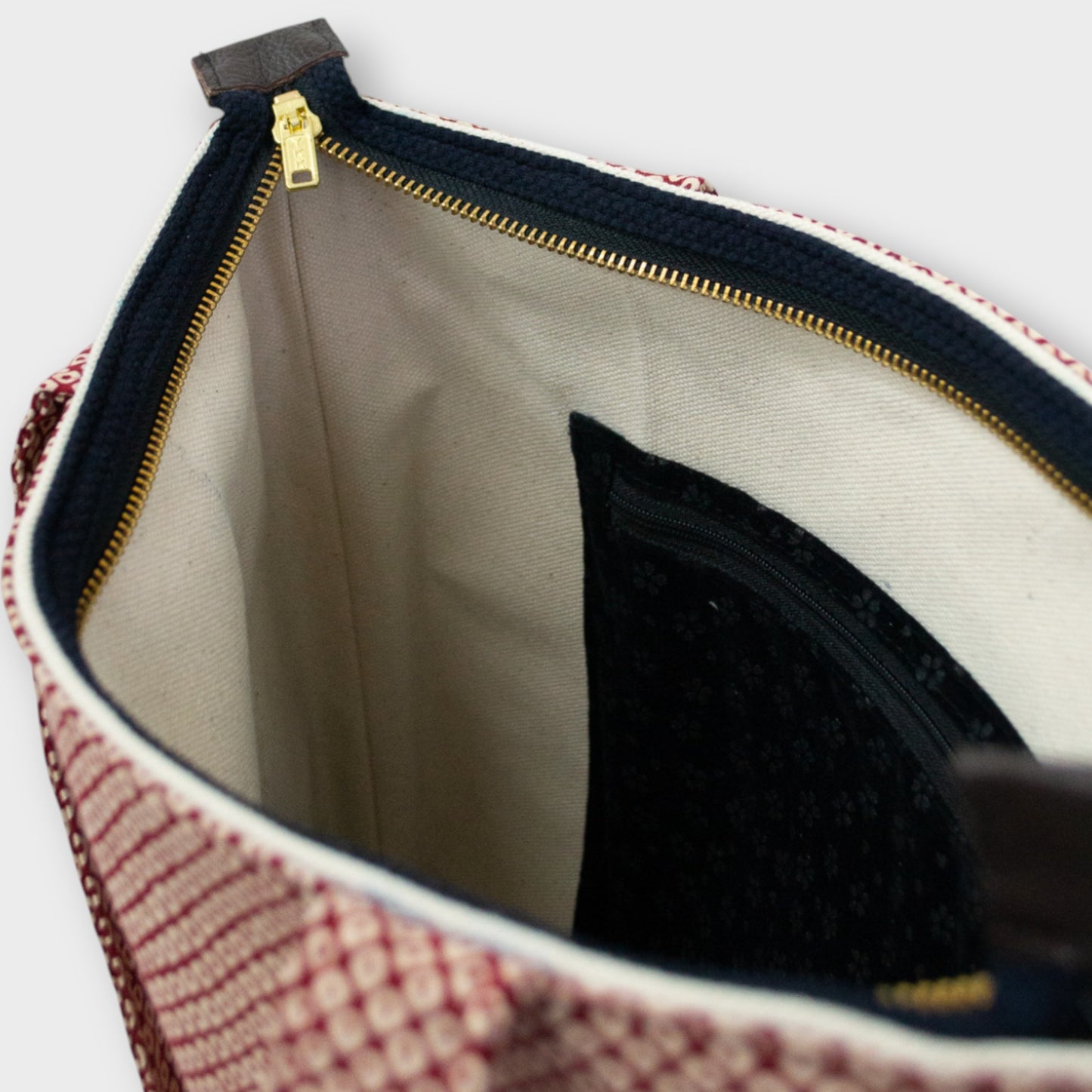 Handmade Tote Bag - Kanoko Red