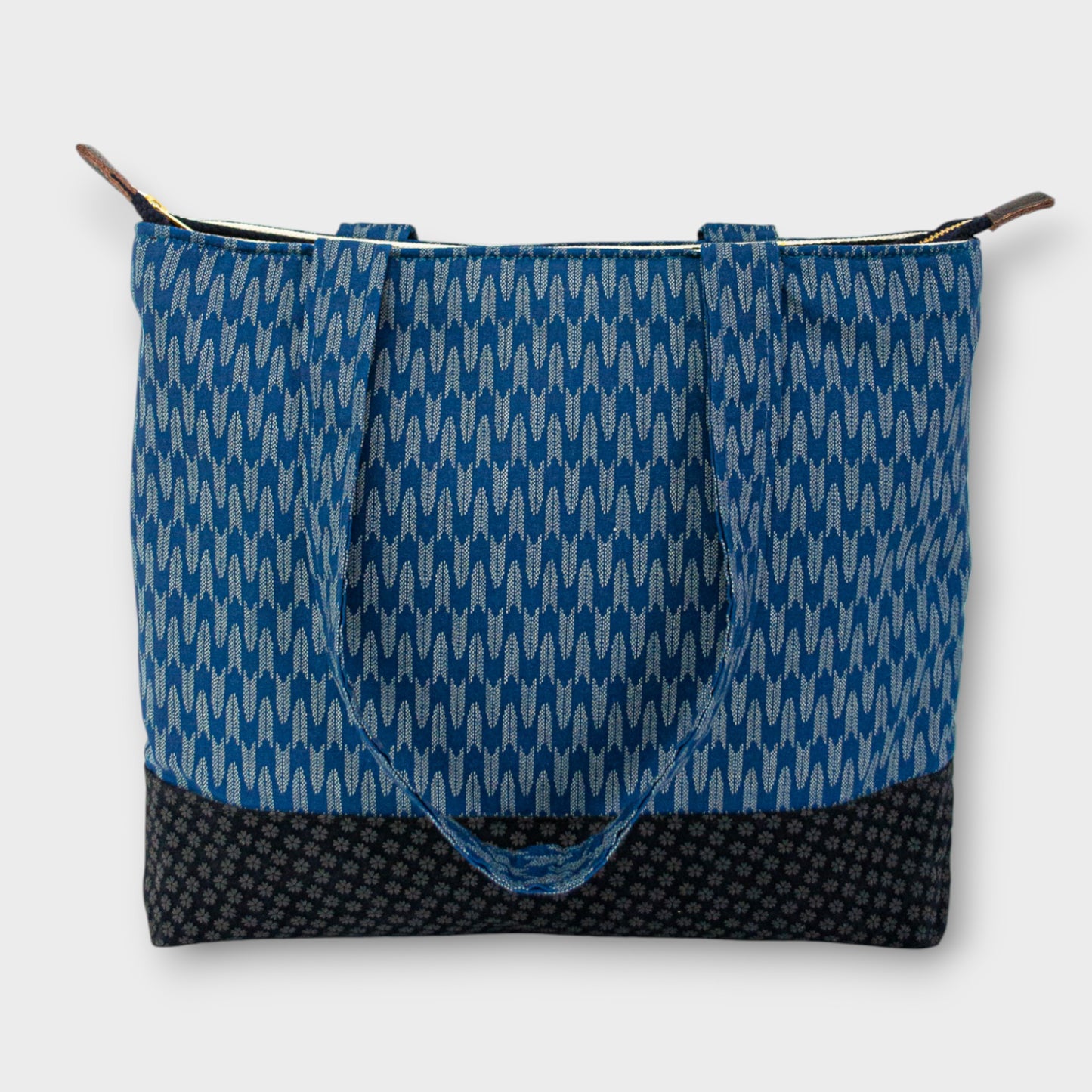 Handmade Tote Bag - Yagasuri Blue