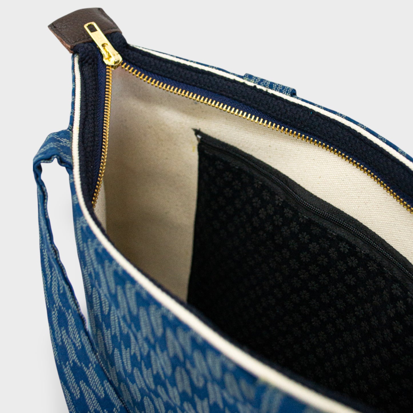Handmade Tote Bag - Yagasuri Blue