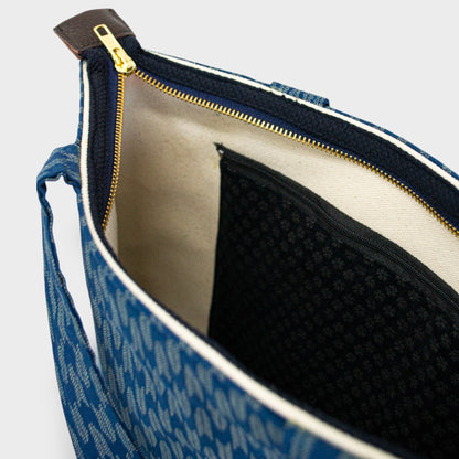 Handmade Tote Bag - Yagasuri Blue