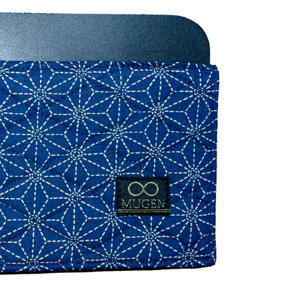 OUTLET - MEN PAD - MADE IN JAPAN - ASANOHA LARGE NAVY -AN-N1