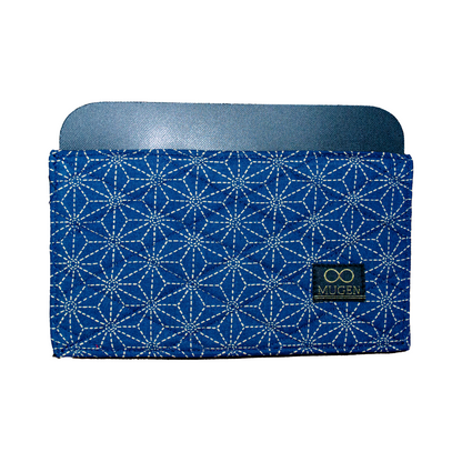 OUTLET - MEN PAD - MADE IN JAPAN - ASANOHA LARGE NAVY -AN-N1