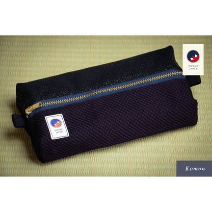 Aizome Japan - aizome-dyed pouch - made in Japan