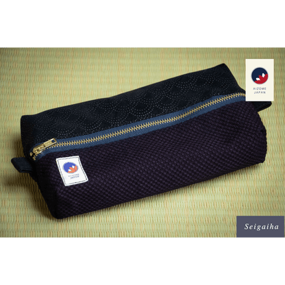 Aizome Japan - aizome-dyed pouch - made in Japan